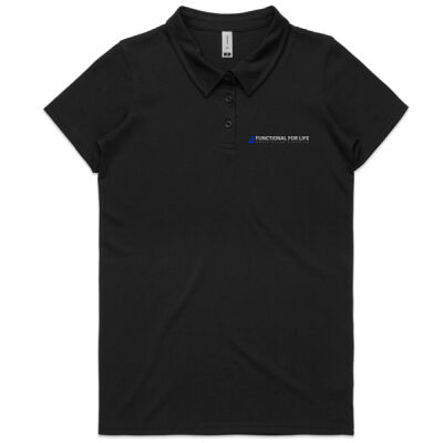 FFL - Women's Cotton Polo (front print only) Thumbnail